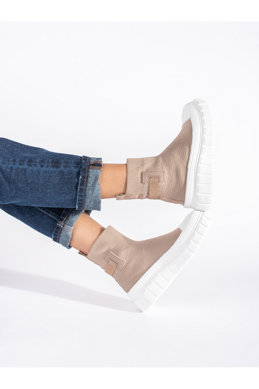 beeži värvi  kingad platvormiga