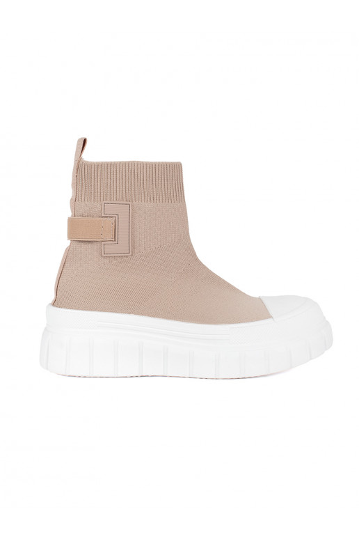 beeži värvi  kingad platvormiga