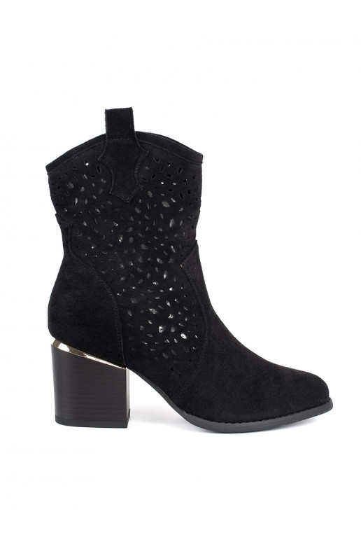 lumesaapad  Mustad kõrge kontsaga  lumesaapad  Mustad kõrge kontsaga