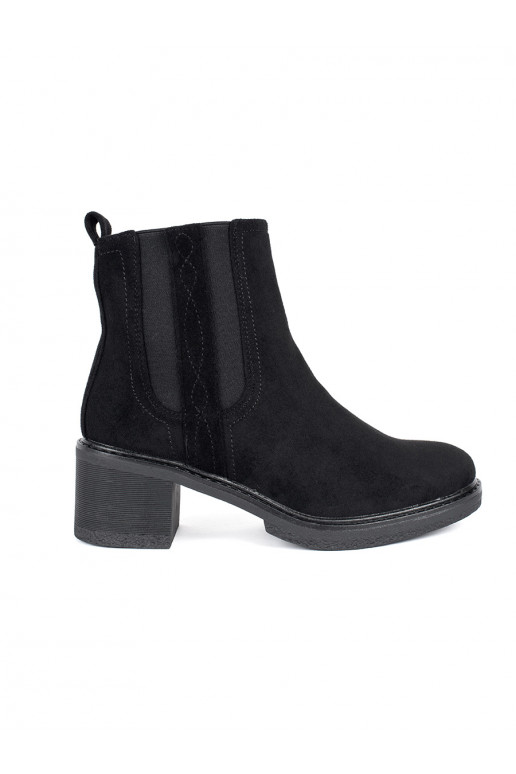 Must  lumesaapad  kõrge kontsaga Must  lumesaapad  kõrge kontsaga