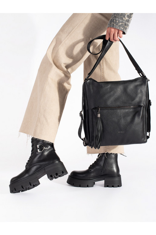 Mustad   Käekott typu Seljakott narmastega