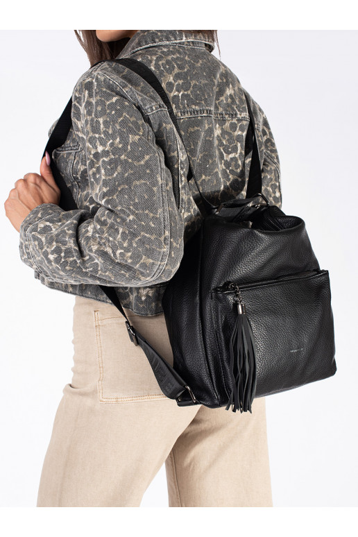 Mustad   Käekott typu Seljakott narmastega