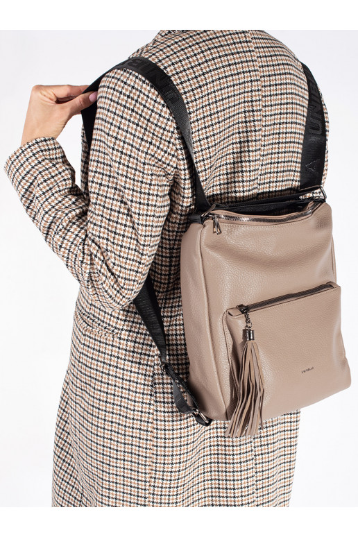 elevandiluu värvi   Käekott typu Seljakott z frędzlami