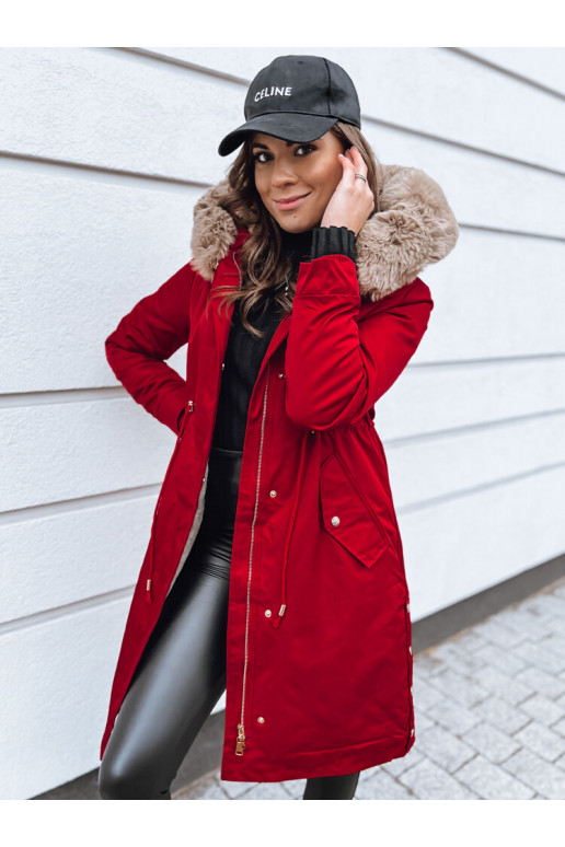 NADER naiste parka  jope punane