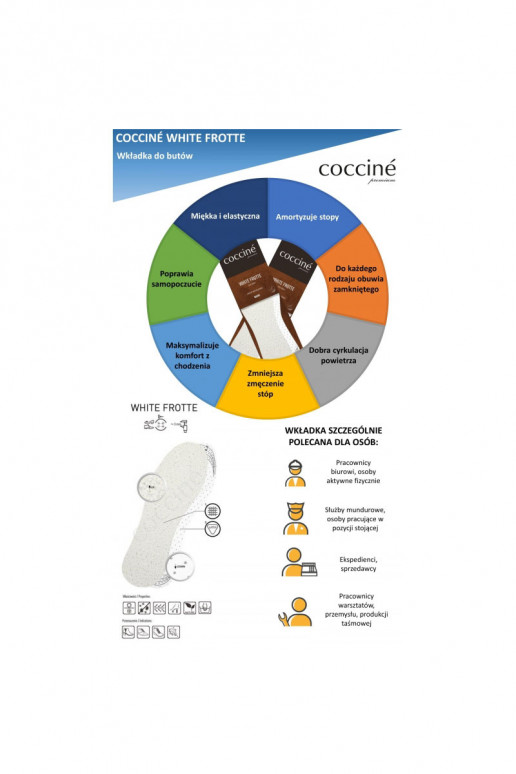 Lisad Coccine White Frotte  34-41