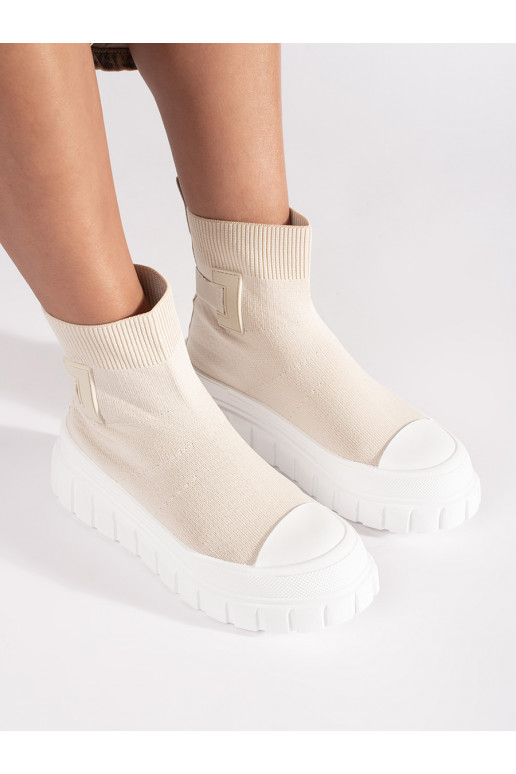 Elevandiluu värvi  kingad platvormiga