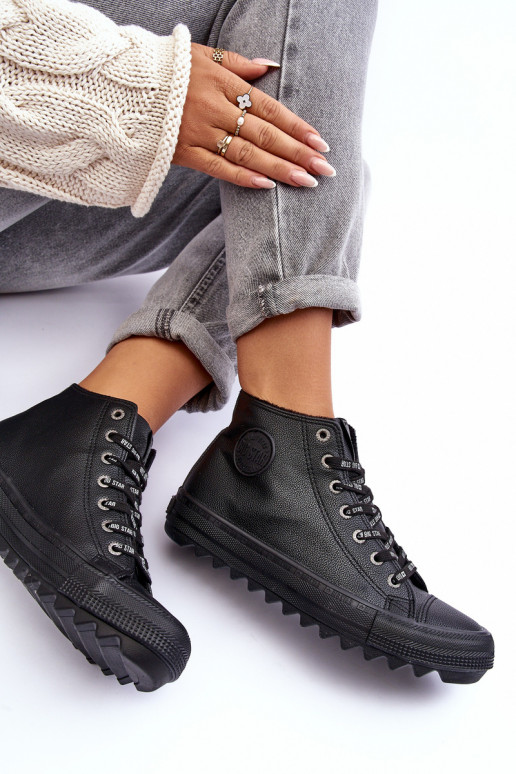 naiste saapad Big Star  voodriga Must EE274110 naiste saapad Big Star  voodriga Must EE274110