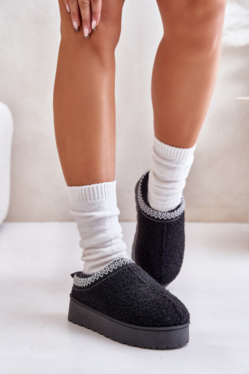 nööpidega lumesaapad  platvormiga Z Haftem Must Tirissa 2