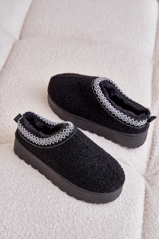 nööpidega lumesaapad  platvormiga Z Haftem Must Tirissa