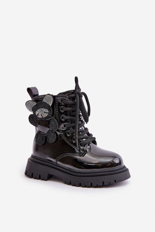 voodriga Naiste poolsaapad Laste   Laque Must Relobia