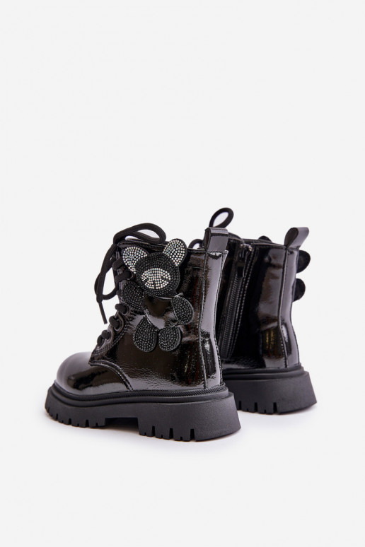 voodriga Naiste poolsaapad Laste   Laque Must Relobia