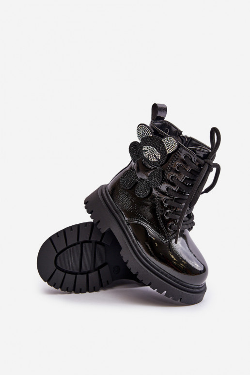 voodriga Naiste poolsaapad Laste   Laque Must Relobia