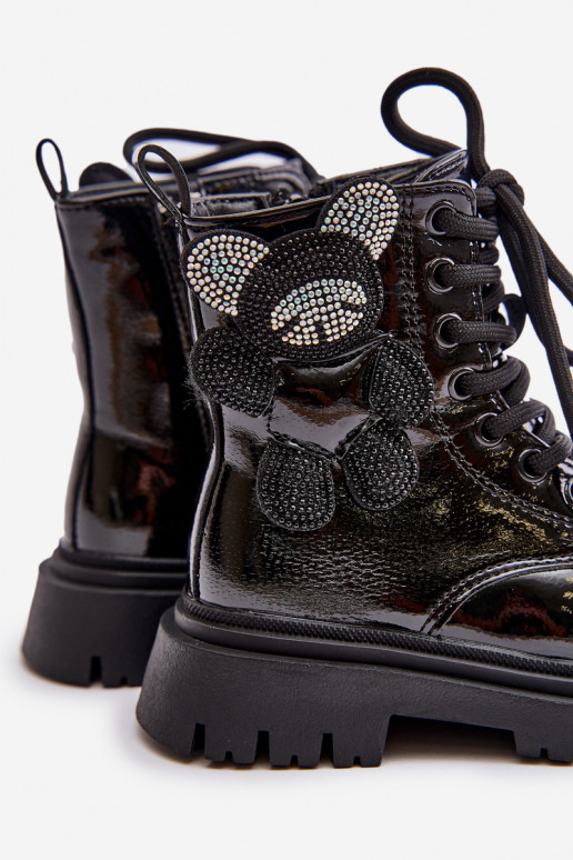 voodriga Naiste poolsaapad Laste   Laque Must Relobia