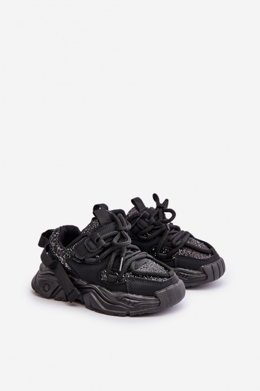 tüüpi jalanõud Laste jalanõud Ozdobione Cekinami Must Liatoma  tüüpi jalanõud Laste jalanõud Ozdobione Cekinami Must Liatoma