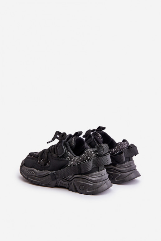 tüüpi jalanõud Laste jalanõud Ozdobione Cekinami Must Liatoma  tüüpi jalanõud Laste jalanõud Ozdobione Cekinami Must Liatoma