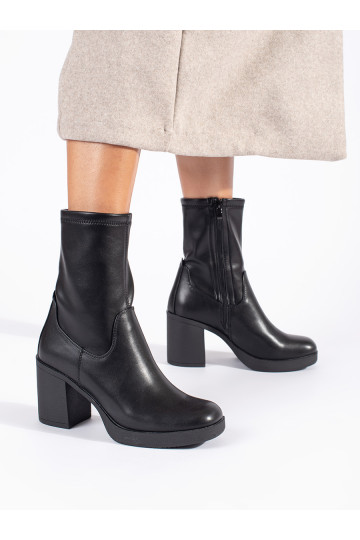 Must naiste saapad kõrge kontsaga Sergio Leone