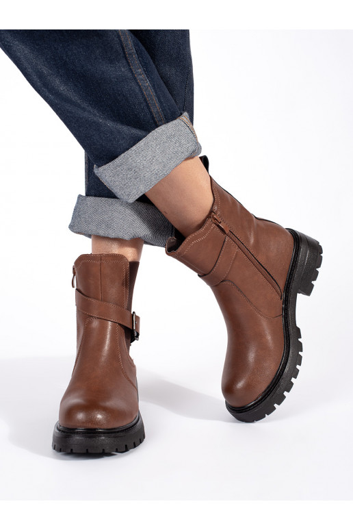 pruunid värvi    Naiste saapad platvormiga Sergio Leone