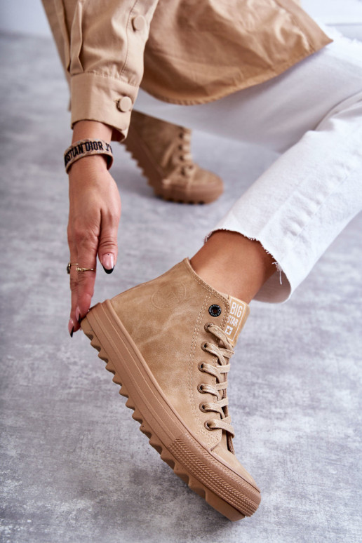 naiste saapad Big Star  voodriga pruunid värvi GG274072 naiste saapad Big Star  voodriga pruunid värvi GG274072