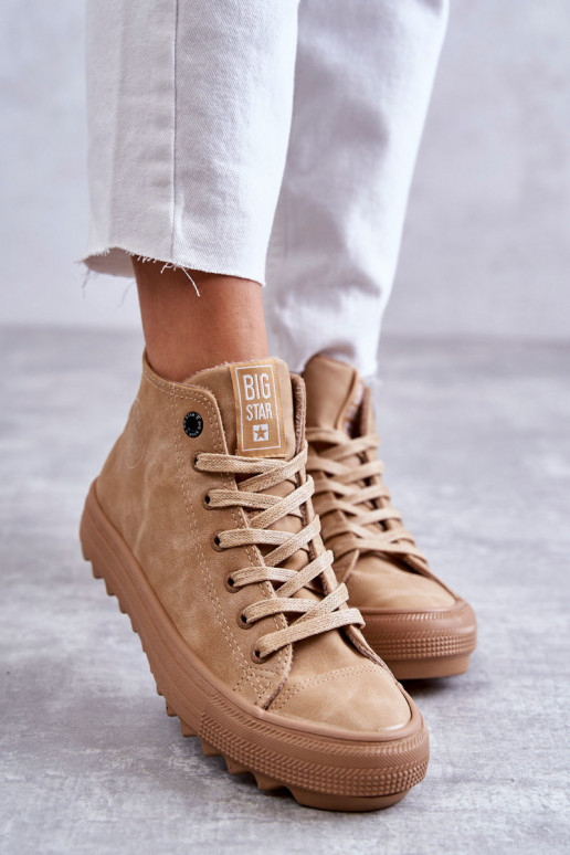 naiste saapad Big Star  voodriga pruunid värvi GG274072 naiste saapad Big Star  voodriga pruunid värvi GG274072