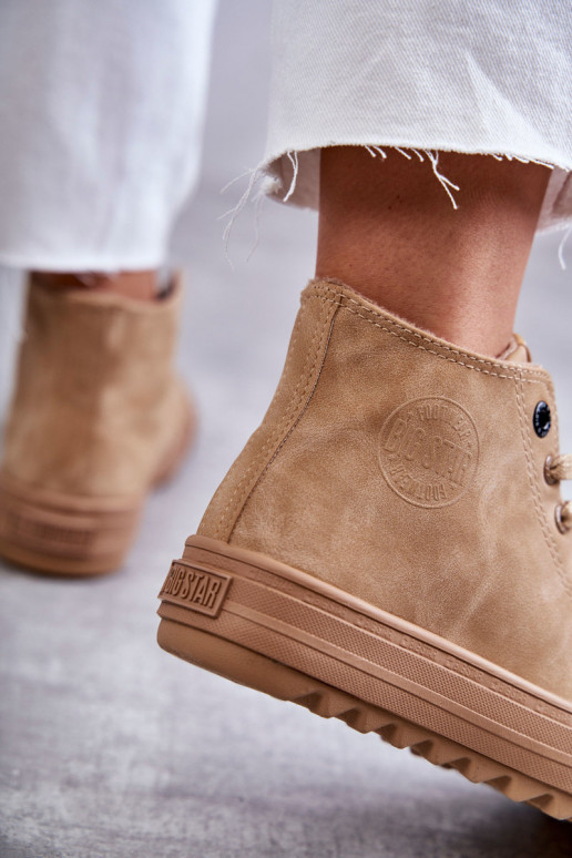 naiste saapad Big Star  voodriga pruunid värvi GG274072 naiste saapad Big Star  voodriga pruunid värvi GG274072