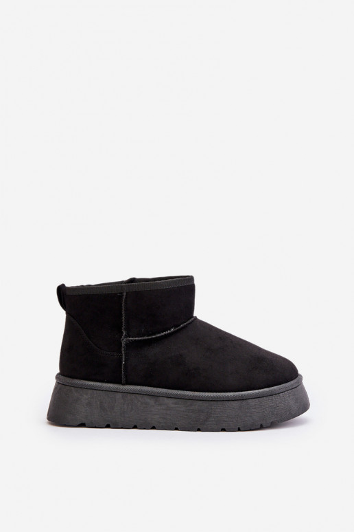 nööpidega lumesaapad  platvormiga voodriga karusnahaga Must Saldren  nööpidega lumesaapad  platvormiga voodriga karusnahaga Must Saldren