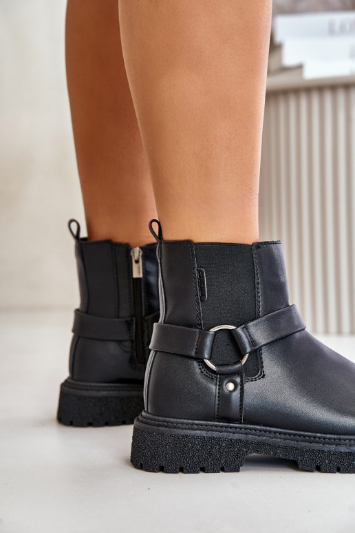 stiilsed saapad voodriga  Big Star OO274A128 Must