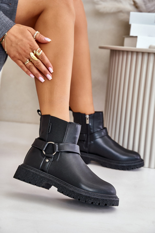 stiilsed saapad voodriga  Big Star OO274A128 Must