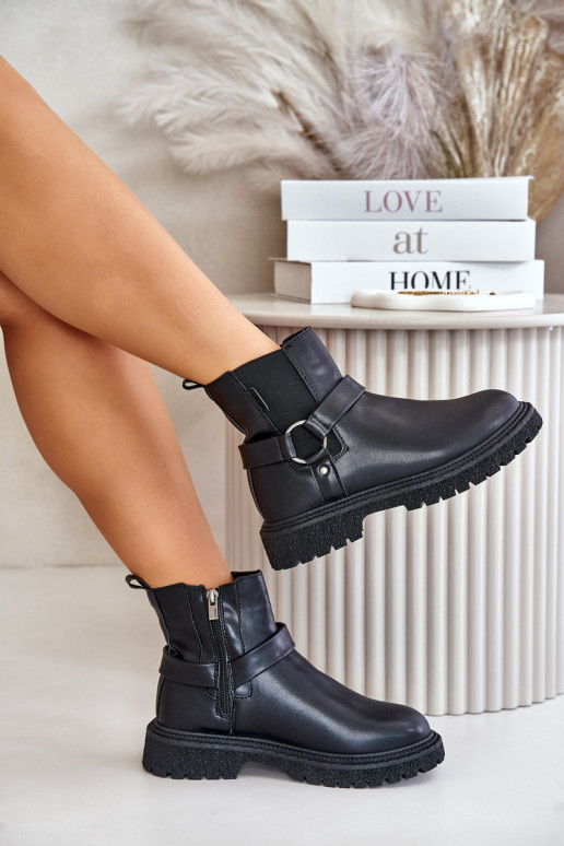 stiilsed saapad voodriga  Big Star OO274A128 Must