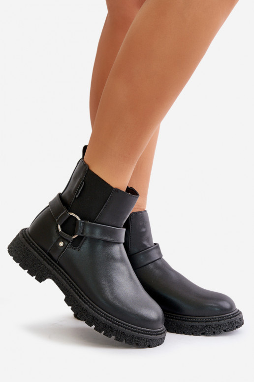 stiilsed saapad voodriga  Big Star OO274A128 Must