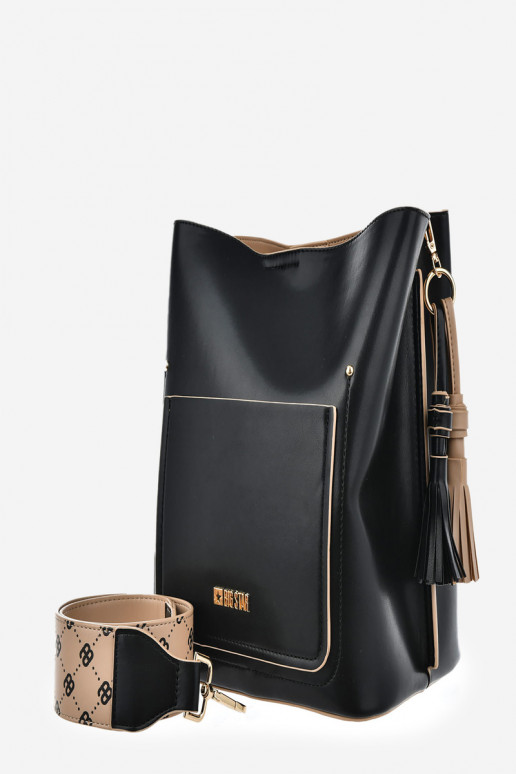 Käekott eko-nahast Big Star OO574138 Mustad