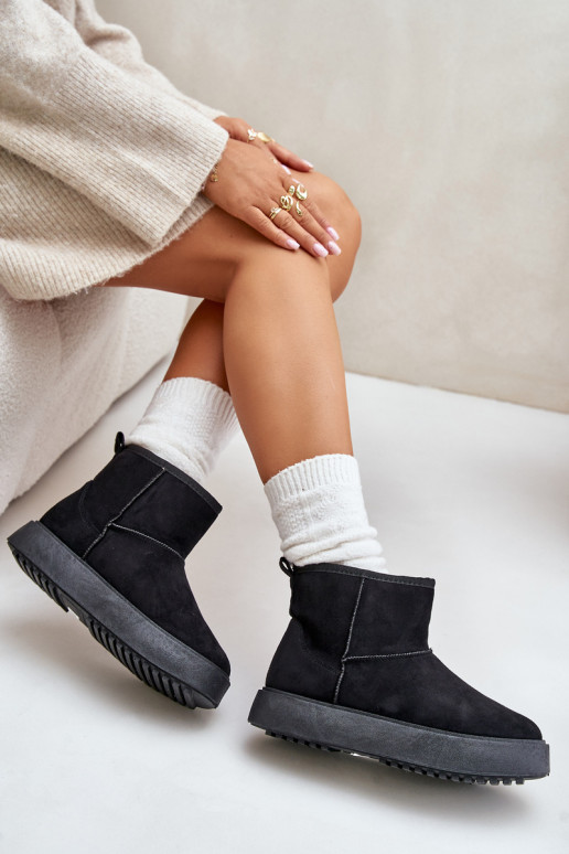  nööpidega lumesaapad platvormiga Z u Must Atteria