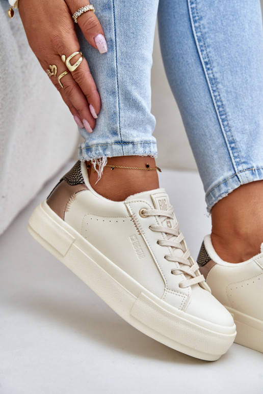 voodriga naiste saapad platvormiga Big Star OO274A454 beeži värvi voodriga naiste saapad platvormiga Big Star OO274A454 beeži värvi