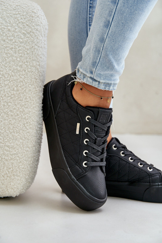 naiste saapad platvormiga voodriga Big Star OO274A465 Must naiste saapad platvormiga voodriga Big Star OO274A465 Must