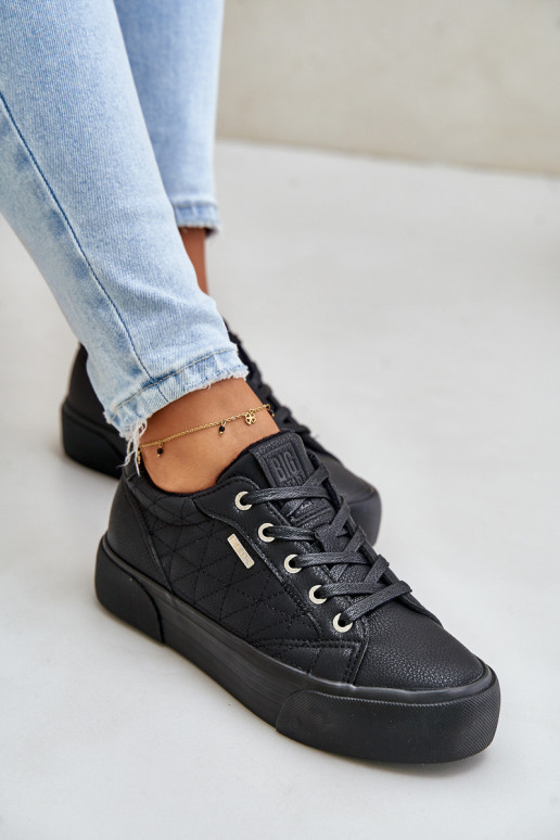 naiste saapad platvormiga voodriga Big Star OO274A465 Must naiste saapad platvormiga voodriga Big Star OO274A465 Must