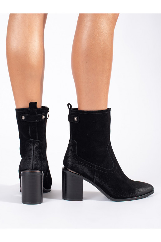 Must   naiste saapad kõrge kontsaga Sergio Leone