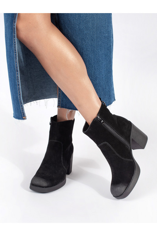 Must   naiste saapad kõrge kontsaga Sergio Leone