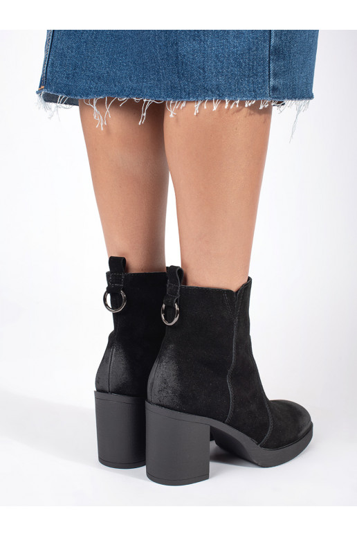 Must   naiste saapad kõrge kontsaga Sergio Leone