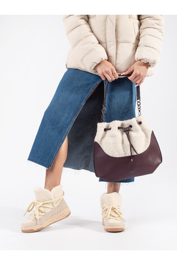 beeži värvi Naiste lumesaapad  2