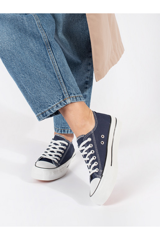 tumesinist värvi   Naiste saapad  platvormiga tumesinist värvi   Naiste saapad  platvormiga