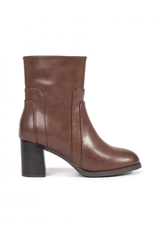 pruunid värvi   naiste saapad kõrge kontsaga Sergio Leone