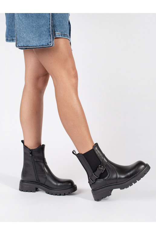 Must    Naiste saapad platvormiga Sergio Leone