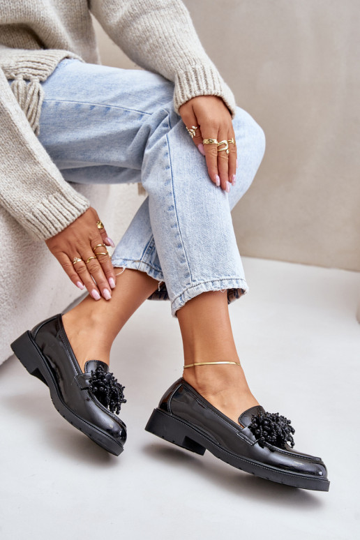 Mokassiinid Laque S.Barski HY369A Must  Mokassiinid Laque S.Barski HY369A Must