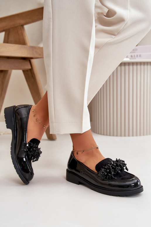 Mokassiinid Laque S.Barski HY369A Must  Mokassiinid Laque S.Barski HY369A Must