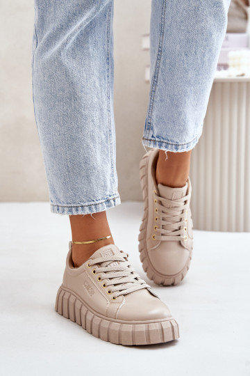 voodriga  tüüpi jalanõud  Big Star MM274618 beeži värvi