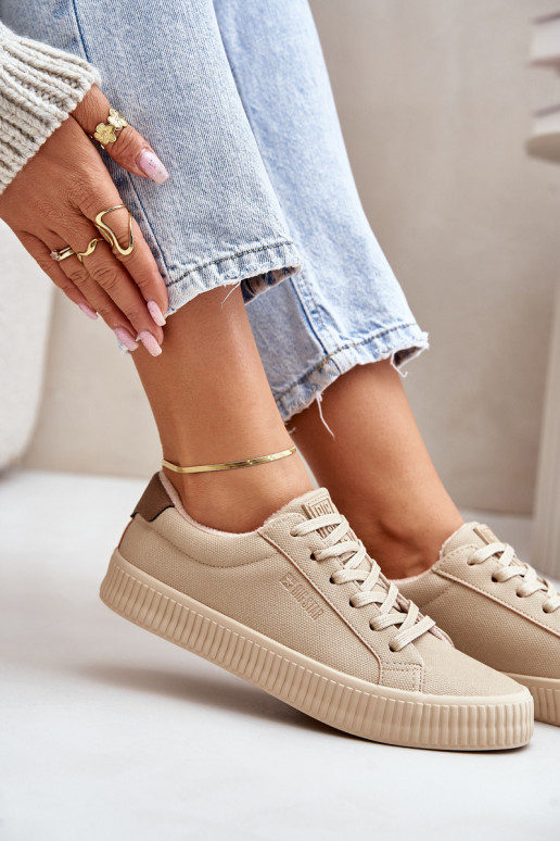 voodriga naiste saapad Big Star OO274A461 beeži värvi voodriga naiste saapad Big Star OO274A461 beeži värvi