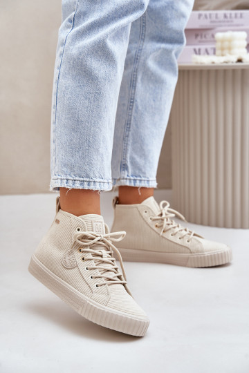 voodriga  naiste saapad Big Star OO274771 Hi-Poly System beeži värvi 2