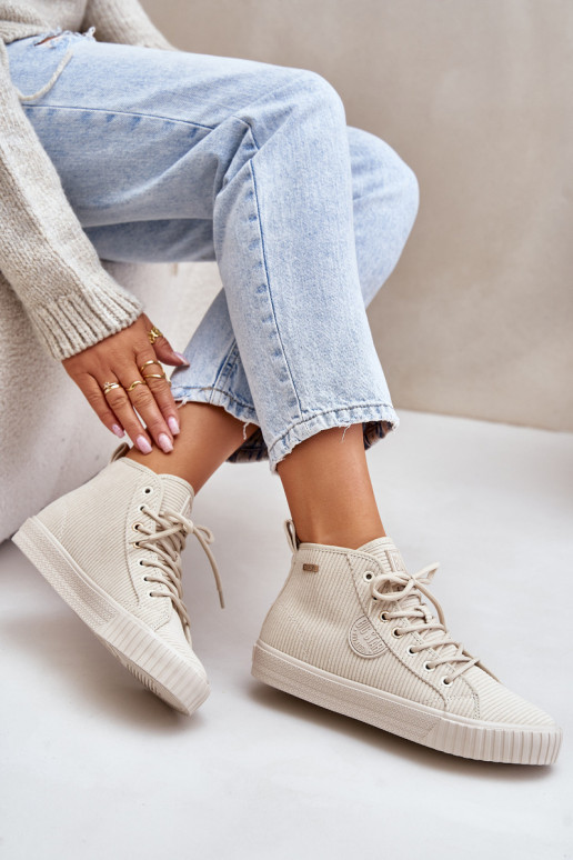 voodriga  naiste saapad Big Star OO274771 Hi-Poly System beeži värvi voodriga  naiste saapad Big Star OO274771 Hi-Poly System beeži värvi