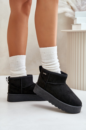 nööpidega lumesaapad platvormiga Big Star OO274A099 Must