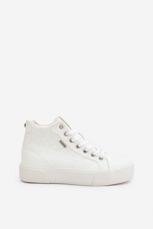 voodriga naiste saapad Z Przeszyciami Big Star OO274A479 valget värvi voodriga naiste saapad Z Przeszyciami Big Star OO274A479 valget värvi