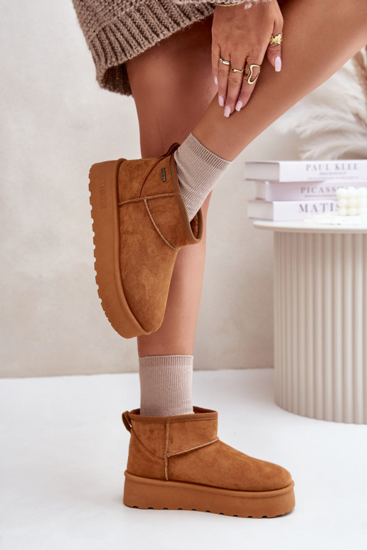  nööpidega lumesaapad platvormiga Big Star OO274A098 Camel